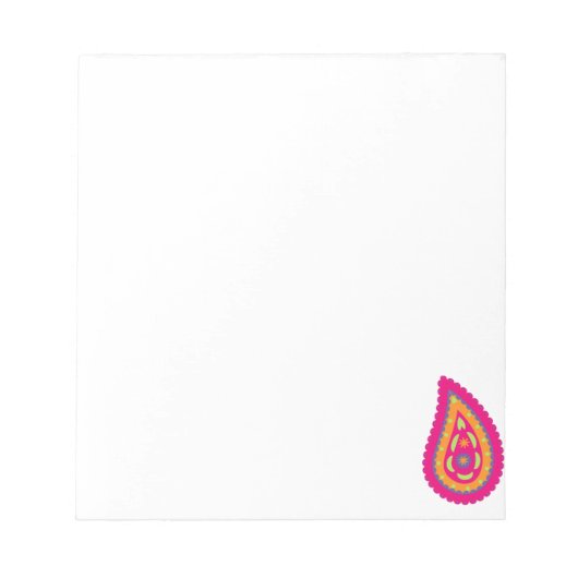 Colorful Paisley Notitieblok (Voorkant)