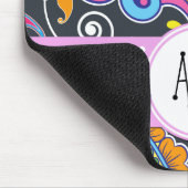 Colorful Paisley, Paisley Pattern, Boteh, Monogram Muismat (Hoek)