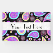 Colorful Paisley, Paisley Pattern, Persian Paisley Spandoek (Horizontaal)