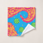Colorful Paisley Pattern Bad Handdoek (Wasdoekje)