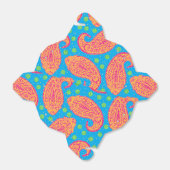 Colorful Paisley Pattern Bedankdoosjes (Uitgevouwen)