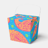 Colorful Paisley Pattern Bedankdoosjes (Voorkant Zijde)