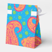 Colorful Paisley Pattern Bedankdoosjes (Achterkant)