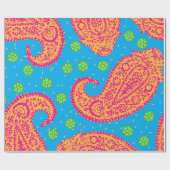 Colorful Paisley Pattern Cadeaupapier (Vlak)