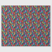 Colorful Paisley Pattern Cadeaupapier (Vlak)