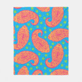 Colorful Paisley Pattern Fleece Deken (Voorkant)