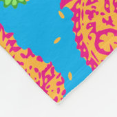 Colorful Paisley Pattern Fleece Deken (Hoek)