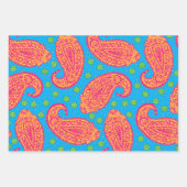 Colorful Paisley Pattern Inpakpapier Vel (Voorkant 2)