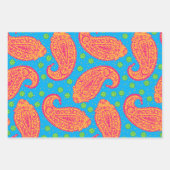 Colorful Paisley Pattern Inpakpapier Vel (Voorkant 3)