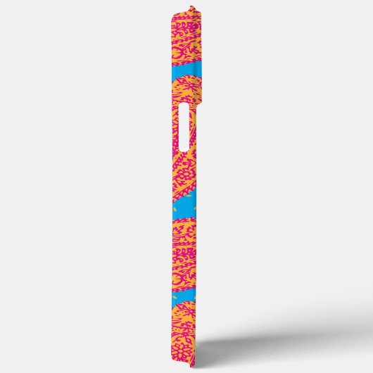 Colorful Paisley Pattern iPhone Case (Achterkant / Rechts)