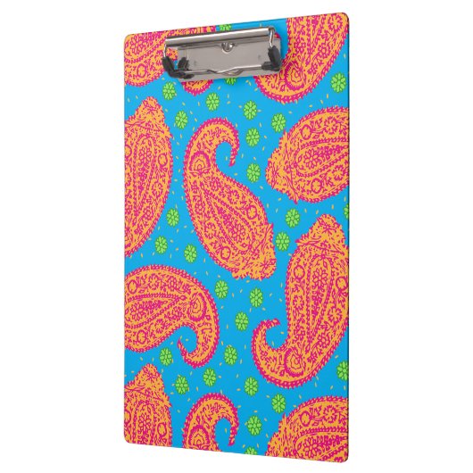 Colorful Paisley Pattern Klembord (Links)