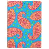 Colorful Paisley Pattern Klembord (Achterkant)