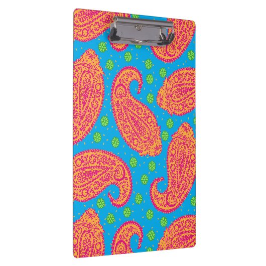 Colorful Paisley Pattern Klembord (Rechts)