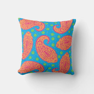 Colorful Paisley Pattern Kussen