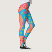 Colorful Paisley Pattern Leggings (Rechts)