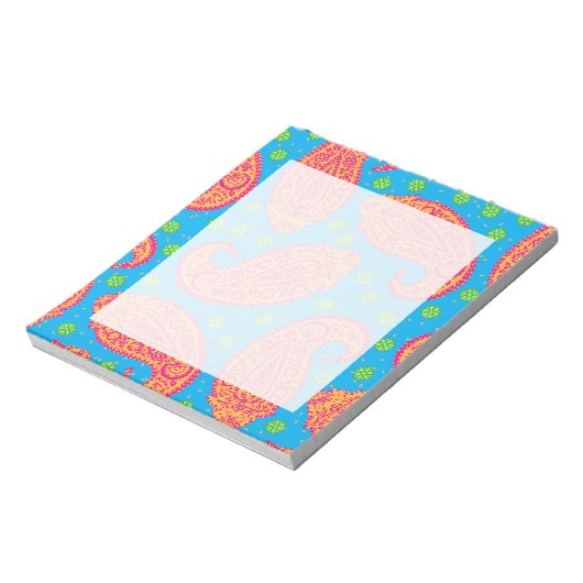Colorful Paisley Pattern Notitieblok (Linkerzijde)
