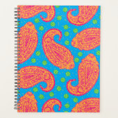 Colorful Paisley Pattern Planner (Voorkant)