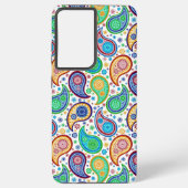 Colorful Paisley Pattern Samsung Galaxy Hoesje (Achterkant)
