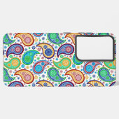 Colorful Paisley Pattern Samsung Galaxy Hoesje (Linkerkant)