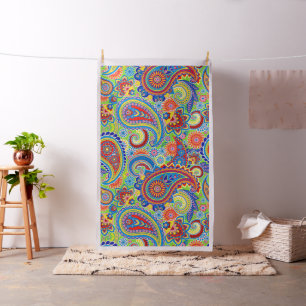Colorful Paisley Pattern Stof