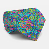 Colorful Paisley Stropdas (Opgerold)