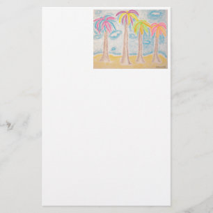 Colorful Palms-briefery Briefpapier