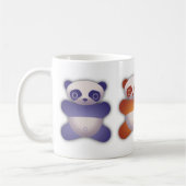 Colorful Panda Coffee Mok (Links)