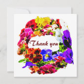 Colorful Pansy Flowers (Voorkant)