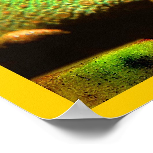 Colorful Panther Chameleon Digital Aft Poster (Hoek)