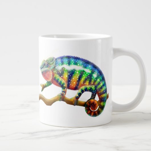 Colorful Panther Chameleon Jumbo Mok (Rechts)