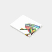 Colorful Panther Chameleon Post-it® Notes (Schuin)