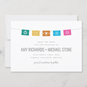 Colorful Papel Flat Kaart