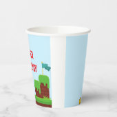 Colorful Paper cup kids video game Papieren Bekers (Links)