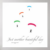 Colorful Parachutes Poster (Voorkant)