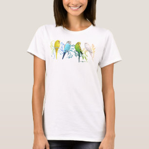 Colorful Parakeets T-shirt