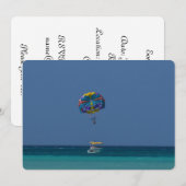 Colorful Parasailing Kaart (Voorkant / Achterkant)