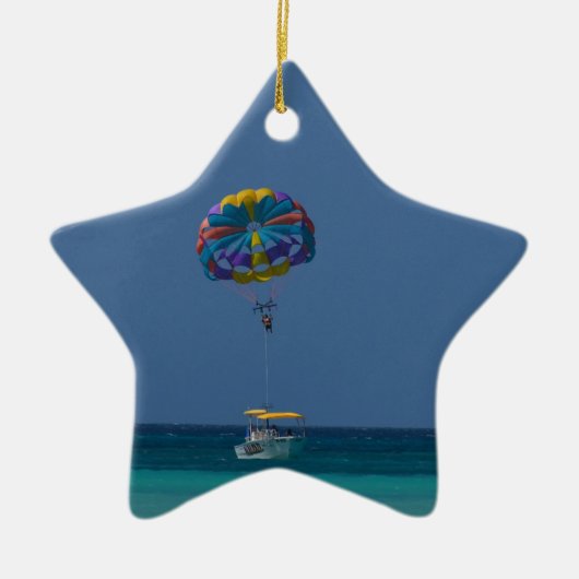 Colorful Parasailing Keramisch Ornament (Voorkant)