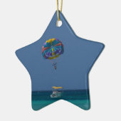 Colorful Parasailing Keramisch Ornament (Links)