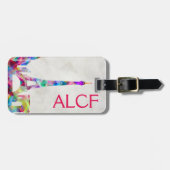 Colorful Paris Bagagelabel (Voorkant horizontaal)