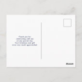 Colorful Parisian Macarons Pattern Birthday Bedank Briefkaart (Achterkant)