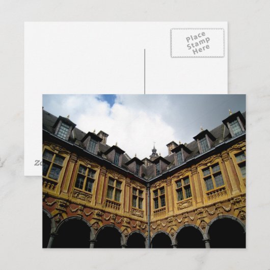 Colorful Parisian Windows Briefkaart (Voorkant / Achterkant)