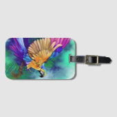 Colorful Parrot Bagagelabel (Voorkant (horizontaal))