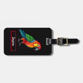 Colorful Parrot Bagagelabel (Voorkant horizontaal)