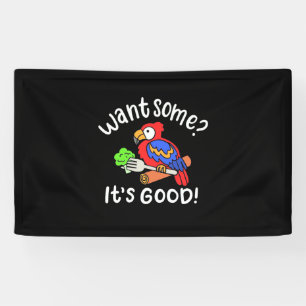 Colorful Parrot Bird wil wat Spandoek