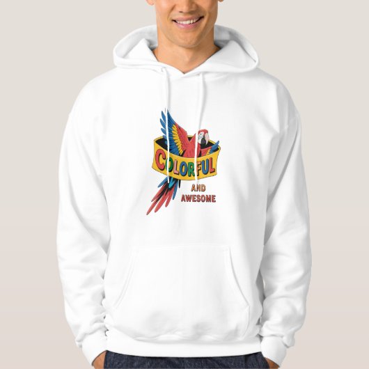 Colorful Parrot Hoodie (Voorkant)