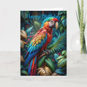 Colorful Parrot Kaart (Voorkant)