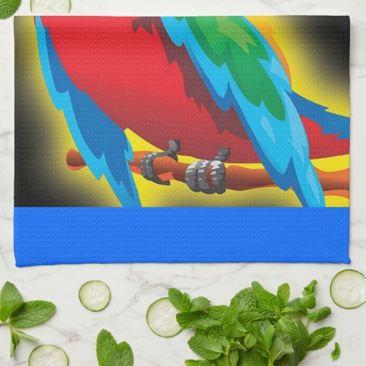 Colorful Parrot Kitchen Towel Theedoek (Gevouwen)
