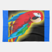 Colorful Parrot Kitchen Towel Theedoek (Horizontaal)