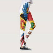 Colorful Parrot Leggings (Rechts)