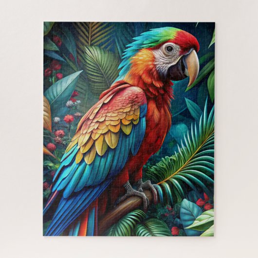 Colorful Parrot Legpuzzel (Verticaal)